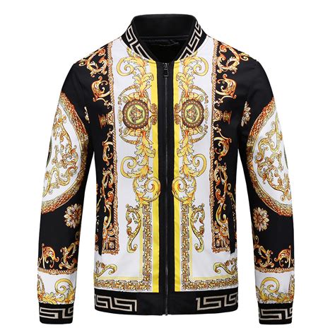 versace raincoat mens|Men's Luxury and Designer Jackets & Coats .